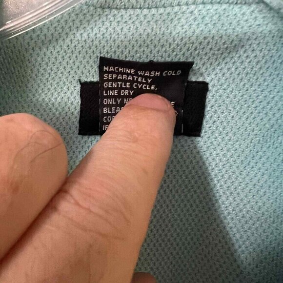 RQT Light Blue Polyester Womens Jacket Size M‎ buttons with collar - Picture 4 of 10